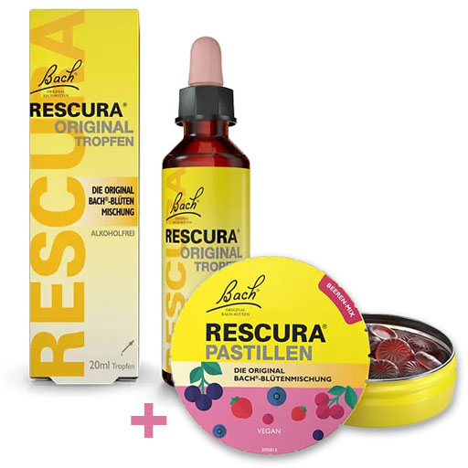 BACHBLÜTEN Original Rescura Tropfen alkoholfrei 20 ml