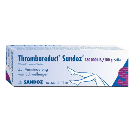 THROMBAREDUCT Sandoz 180.000 I. E. Salbe* 100 g