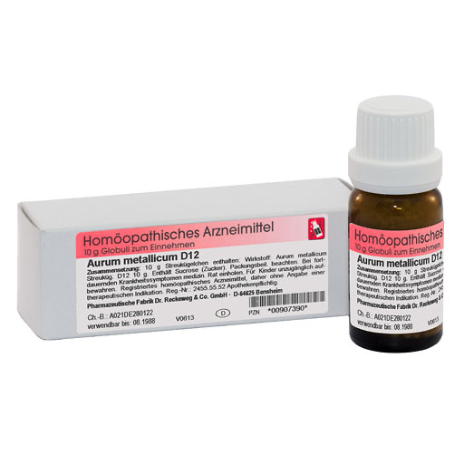 AURUM METALLICUM D 12 Globuli* 10 g