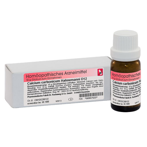 CALCIUM CARBONICUM Hahnemanni D 12 Globuli* 10 g