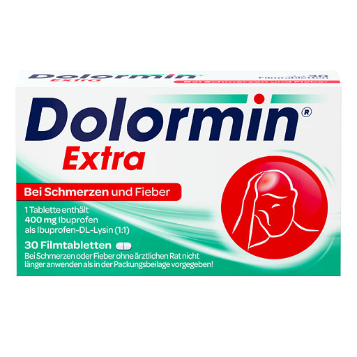 Dolormin® Extra bei Schmerzen und Fieber* 30 St
