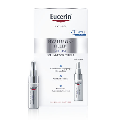 EUCERIN Anti-Age Hyaluron-Filler Serum-Konz. Amp. 6x5 ml