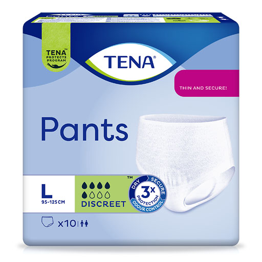 TENA PANTS Discreet L bei Inkontinenz 10 St