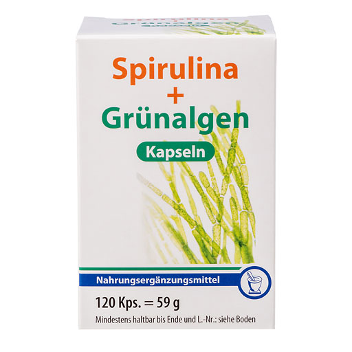 SPIRULINA+GRÜNALGEN Kapseln 120 St  