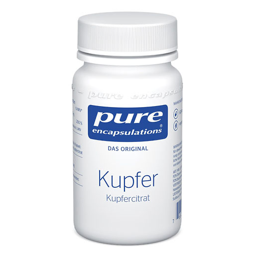 PURE ENCAPSULATIONS Kupfer Kupfercitrat Kapseln 60 St  