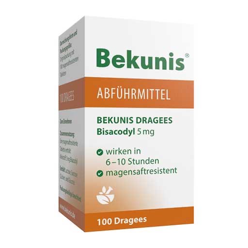 BEKUNIS Dragees Bisacodyl 5 mg magensaftres. Tabl.* 100 St