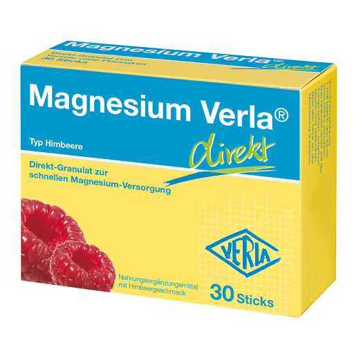 MAGNESIUM VERLA direkt Himbeere Granulat 30 St  