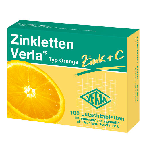 ZINKLETTEN Verla Orange Lutschtabletten 100 St  