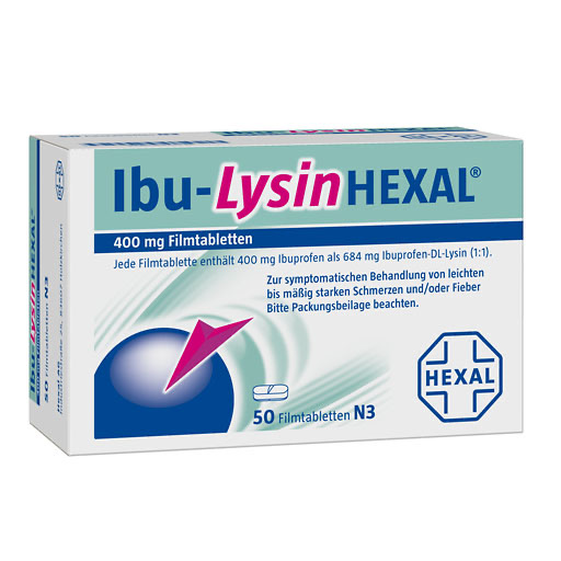 IBU-LYSINHEXAL Filmtabletten* 50 St