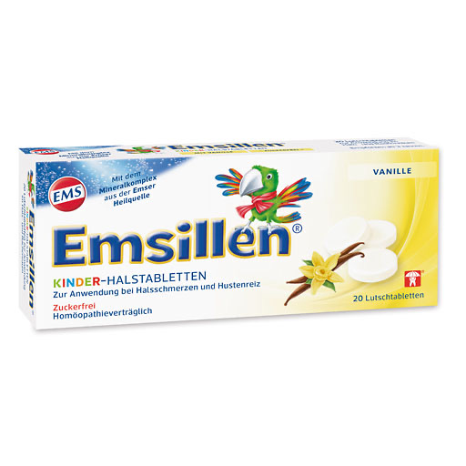 EMSILLEN Kinder Halstabletten Vanille 20 St
