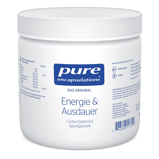 PURE ENCAPSULATIONS Energie & Ausdauer Pulver 340 g