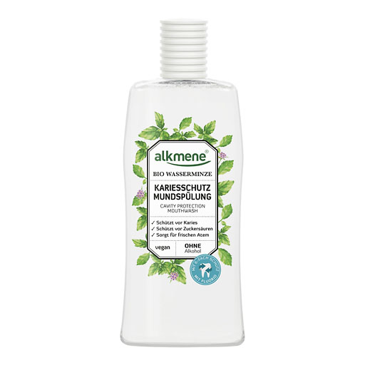 ALKMENE Kariesschutz Mundspülung Bio Wasserminze 500 ml
