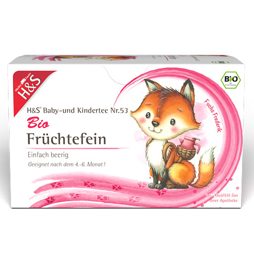 H&S Bio Baby- u. Kindertee Früchtefein Filterbeutel 20x2,5 g