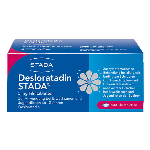 DESLORATADIN STADA 5 mg Filmtabletten* 100 St