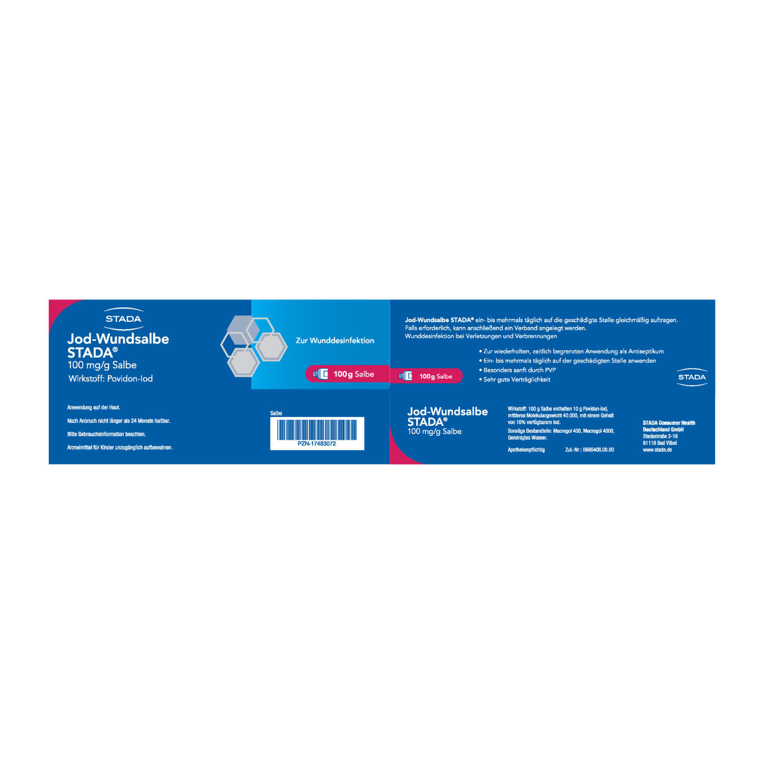 JOD-WUNDSALBE STADA 100 mg/g