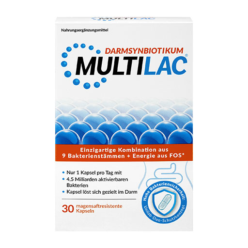 MULTILAC Darmsynbiotikum magensaftres. Kapseln 30 St