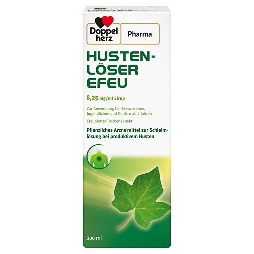 HUSTENLÖSER EFEU DoppelherzPharma 8,25 mg/ml Sirup* 200 ml