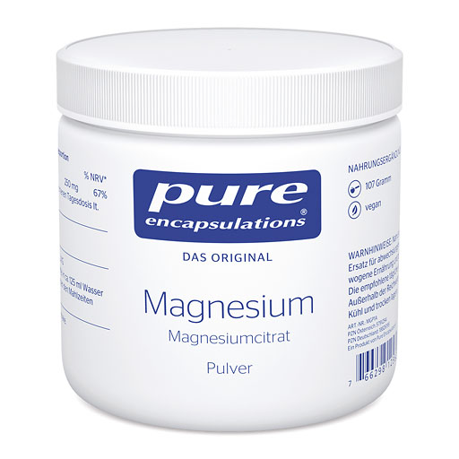 PURE ENCAPSULATIONS Magnesium Magn. Citrat Pulver 107 g