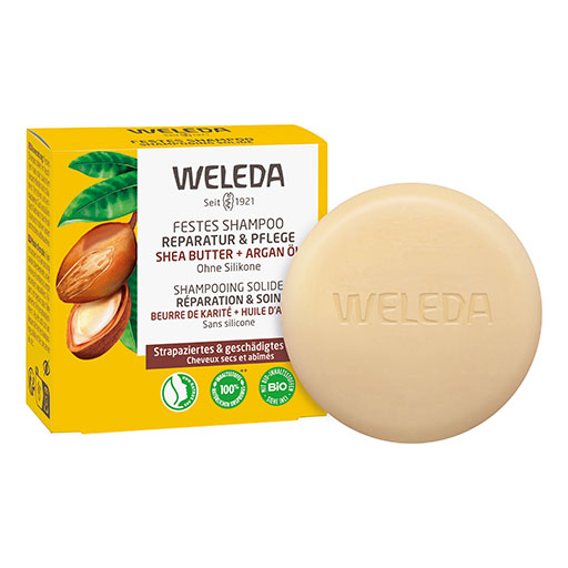 WELEDA festes Shampoo Reparatur & Pflege 50 g
