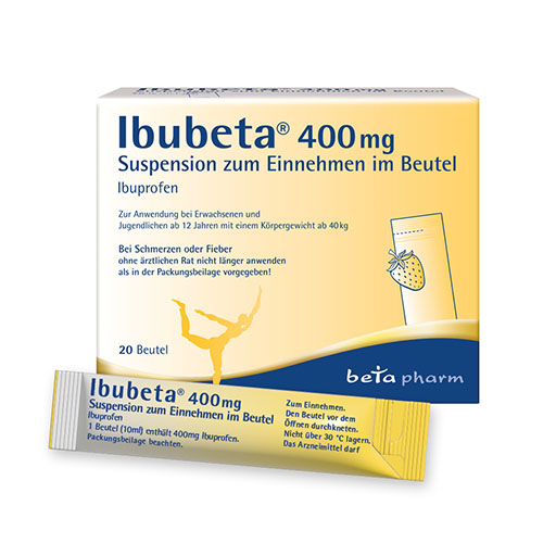 IBUBETA 400 mg Suspension zum Einnehmen im Beutel* 20 St
